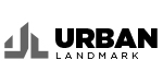 Black and grey Urban landmark logo.