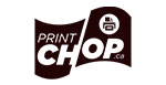 Print Chop logo in black
